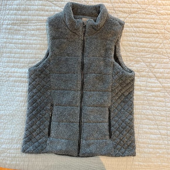 New LEMON TART Skyros Textured Fleece Vest - Picture 2 of 9